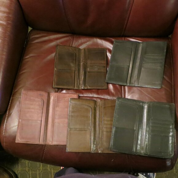 5 Coach mens breast pocket wallets lot - Picture 2 of 2